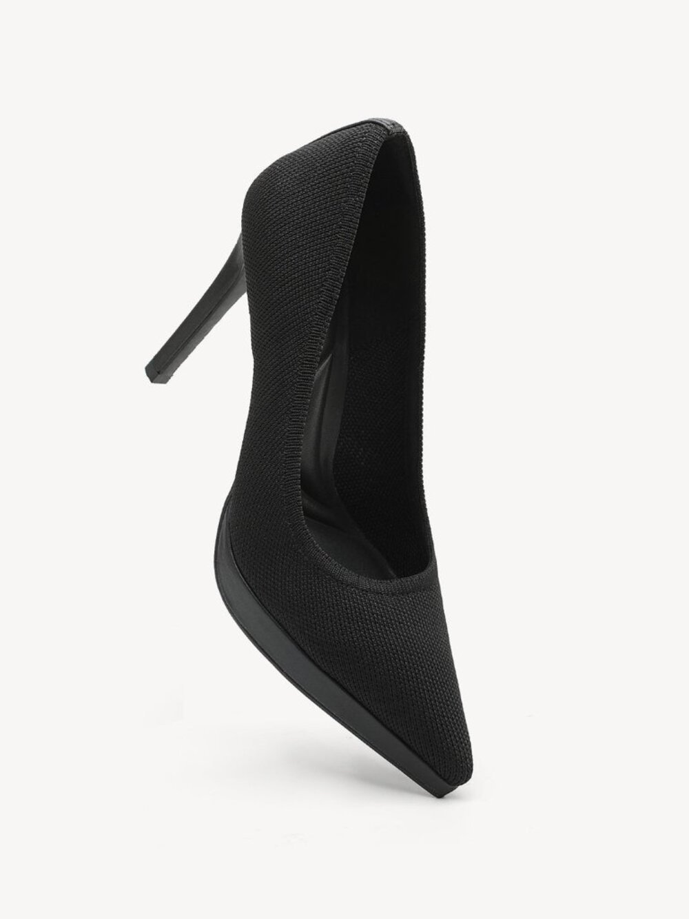 Cosy Island StyleFlex Black Pointed Toe Platform Pumps Heels Size 8
